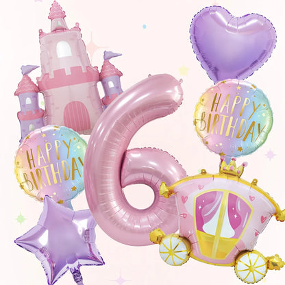Ballon d anniversaire | Château de Princesse