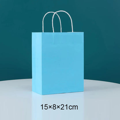 Sac en Papier Cadeau Coloré avec Poignées | Lot de 10, 20 ou 30