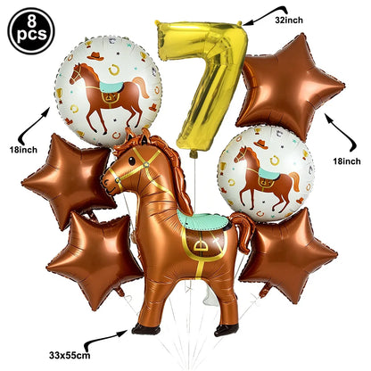 Ballon pour anniversaire | Thème Cheval