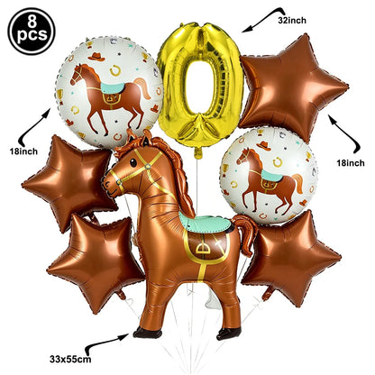 Ballon pour anniversaire | Thème Cheval