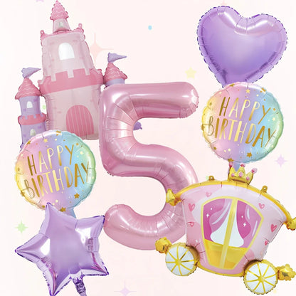 Ballon d anniversaire | Château de Princesse