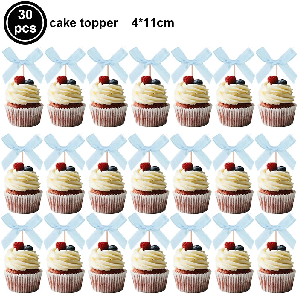 Cake topper anniversaire | Lot de 30