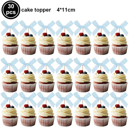 Cake topper anniversaire | Lot de 30