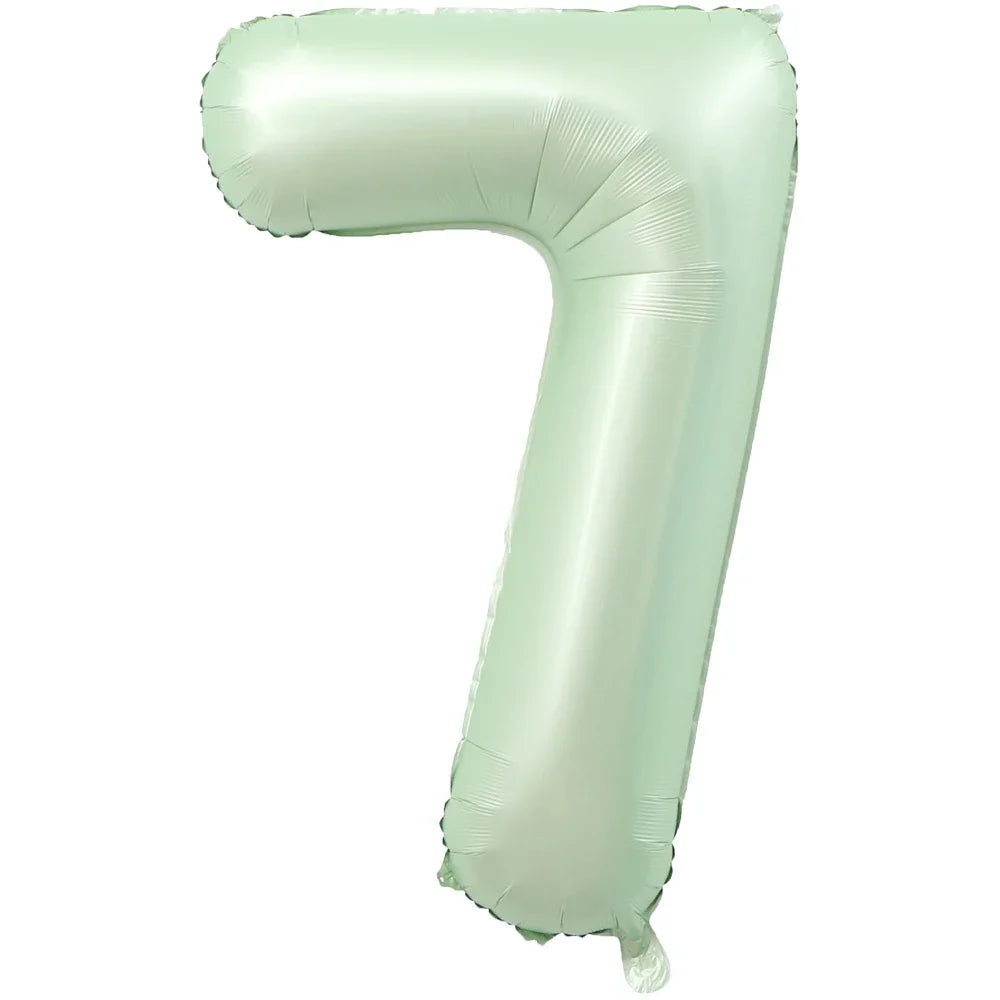 1Pc Large 40inch Number 1-9 Foil Balloons for Crown Happy Birthday Balloon Baby Shower Decor Supplies