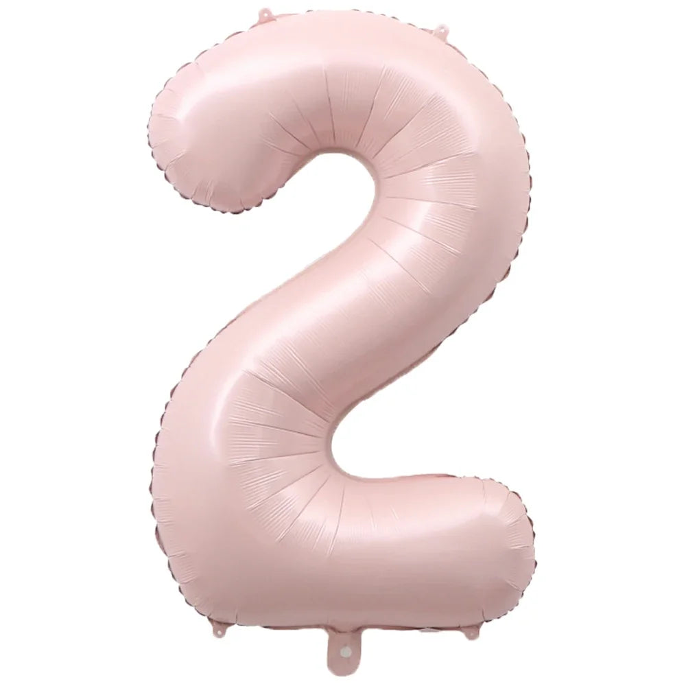 1Pc Large 40inch Number 1-9 Foil Balloons for Crown Happy Birthday Balloon Baby Shower Decor Supplies