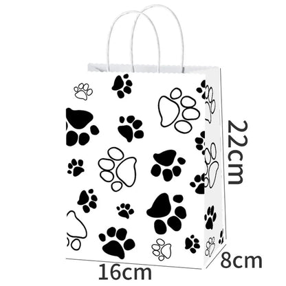 Sac Cadeau pour Anniversaire Empreintes | Lot de 10, 20 ou 30