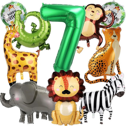 Ballon pour anniversaire | Safari Jungle