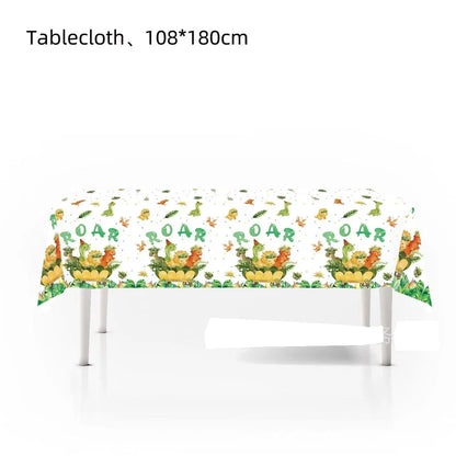 Décoration table pour anniversaire | Dinosaure 62 pièces