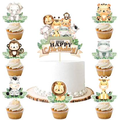 cake toppers | Animaux Jungle