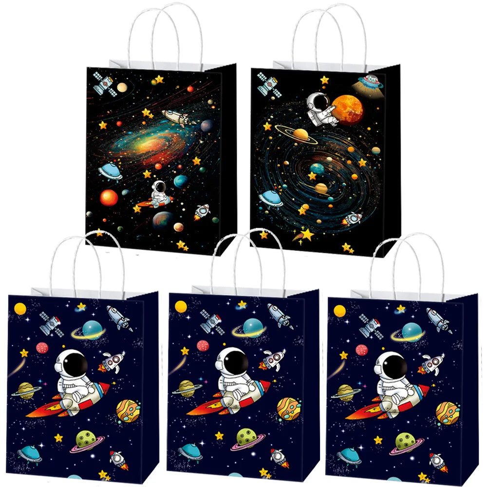 Sac cadeau anniversaire espace | Astronaute | 10, 20 ou 30 pièces