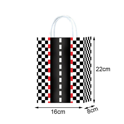 Sac en Papier Cadeau Thème Course | Lots de 10, 20 ou 30 Pièces