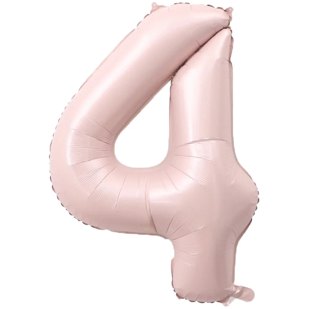 1Pc Large 40inch Number 1-9 Foil Balloons for Crown Happy Birthday Balloon Baby Shower Decor Supplies