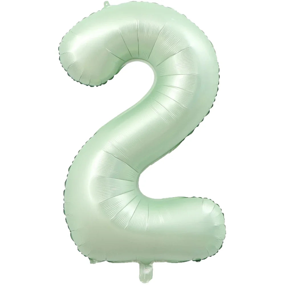 1Pc Large 40inch Number 1-9 Foil Balloons for Crown Happy Birthday Balloon Baby Shower Decor Supplies