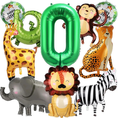 Ballon pour anniversaire | Safari Jungle