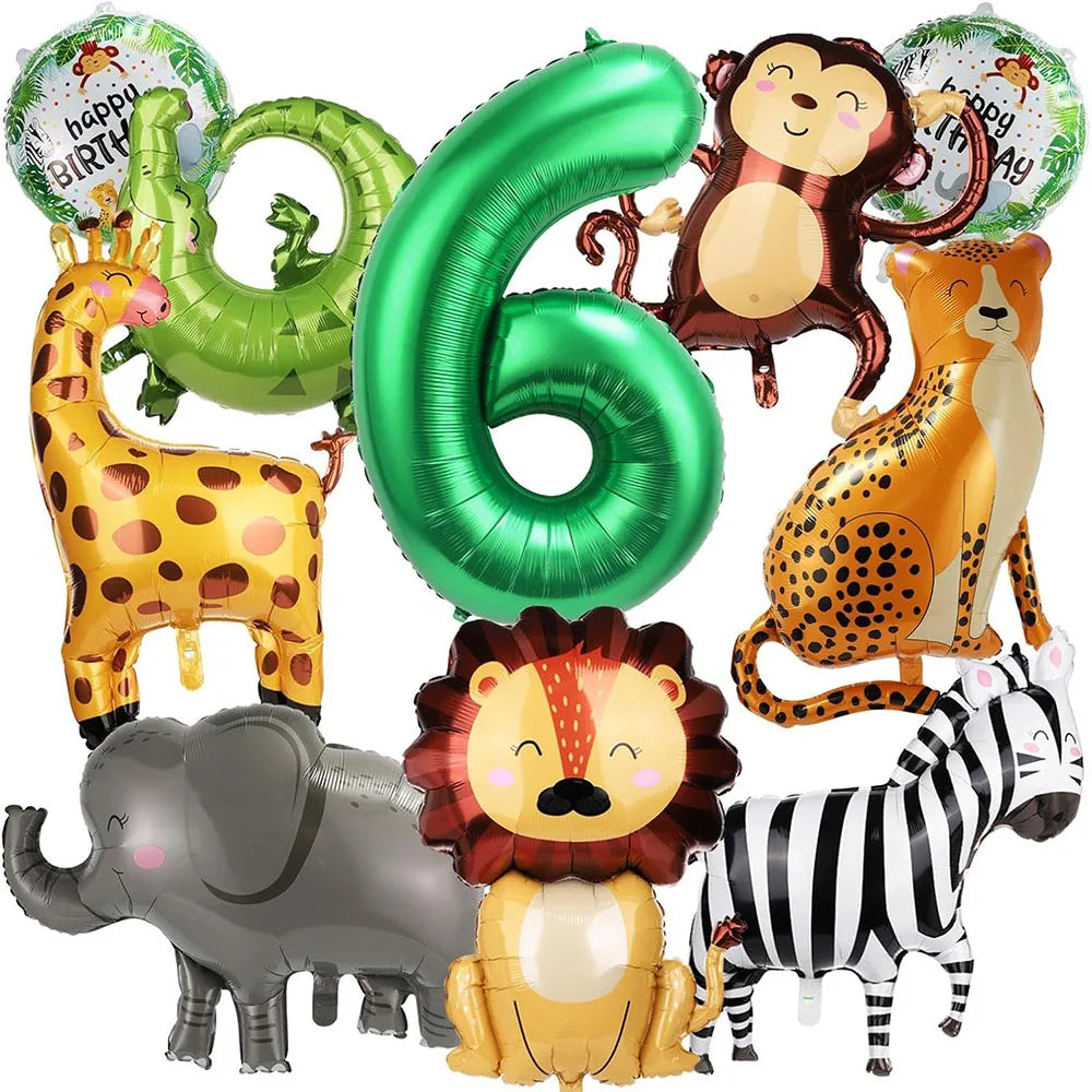 Ballon pour anniversaire | Safari Jungle