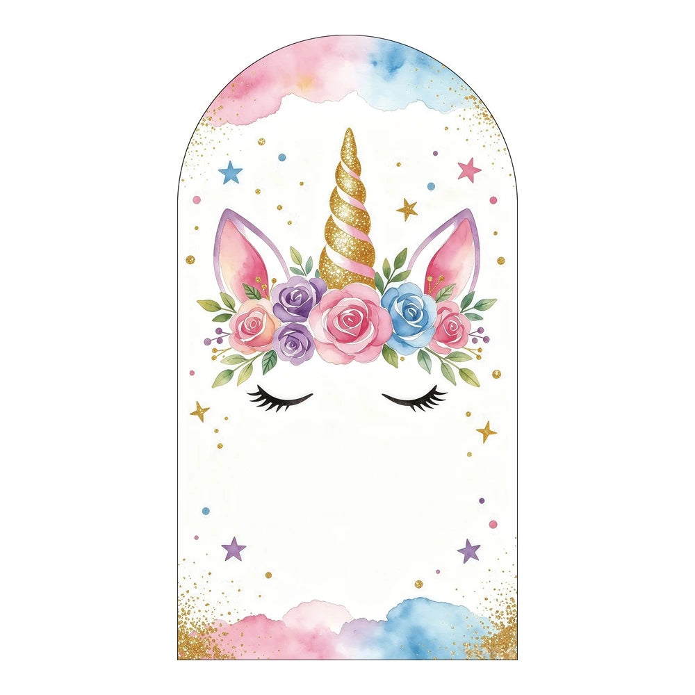 Backdrop Licorne | Anniversaire Magique