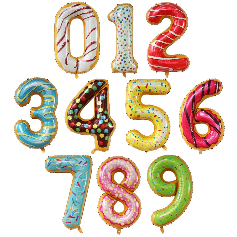 Ballon chiffre | bonbon | 40 pouces | 0 à 9