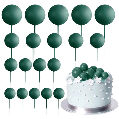 Cake topper | Petits ballons multicolores | lot de 20 pièces