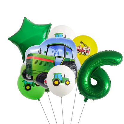 Ballon deco anniversaire | Tracteur | 7 pièces