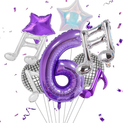 Ballon anniversaire | Thème Musique | 9 pièces