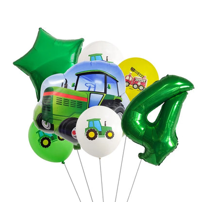 Ballon deco anniversaire | Tracteur | 7 pièces