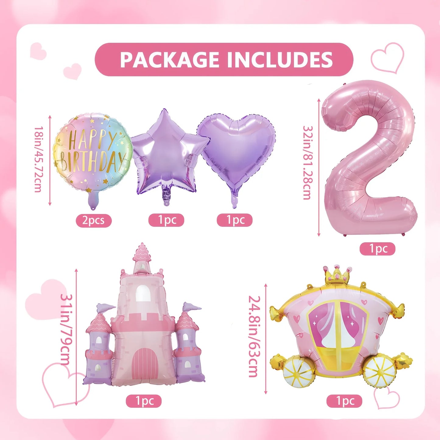 Ballon d anniversaire | Château de Princesse