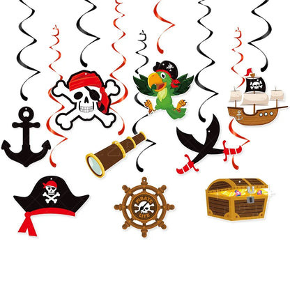 Guirlande Anniversaire Pirate | Décoration Suspendue