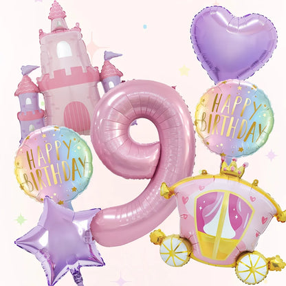 Ballon d anniversaire | Château de Princesse