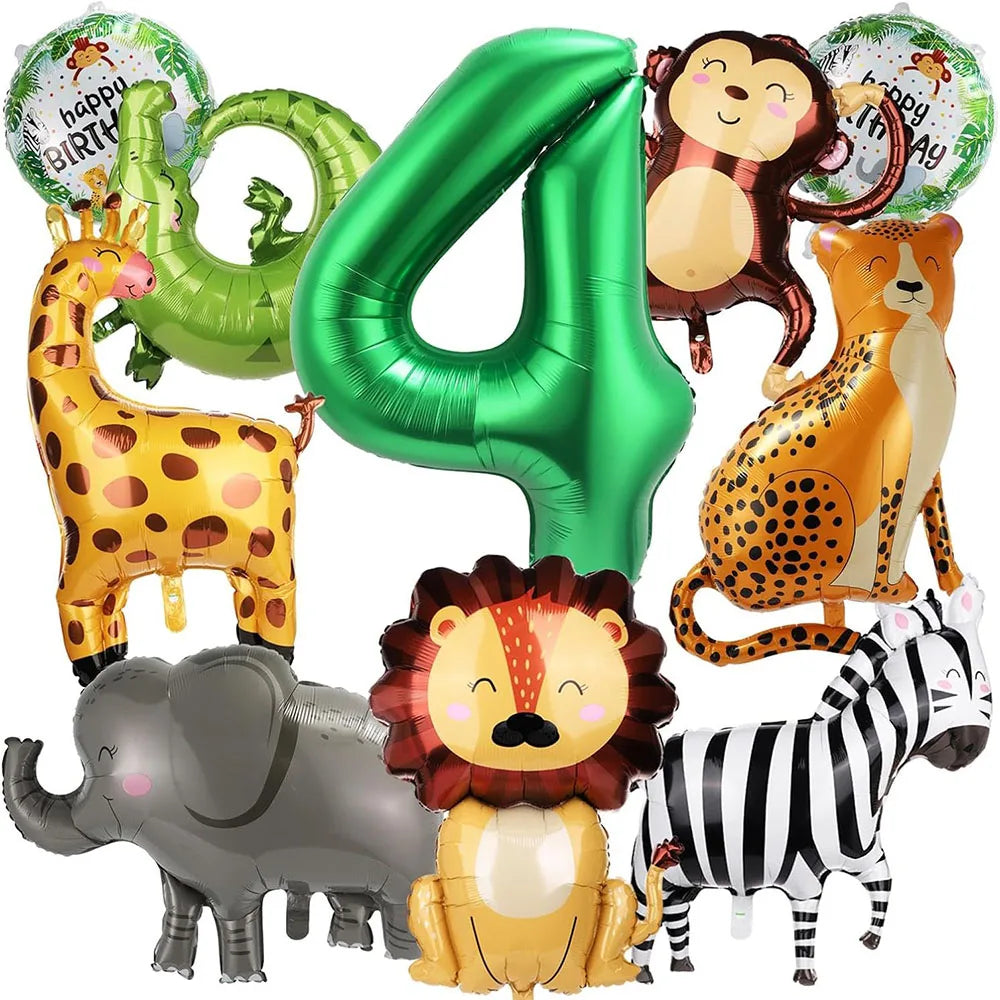 Ballon pour anniversaire | Safari Jungle
