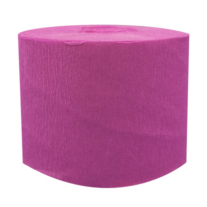 1roll 4.5cm*25 meters Crepe Paper Streamers Tissue Paper Roll Flower Craft Making Birthday Wedding Party Backdrop DIY Decoration