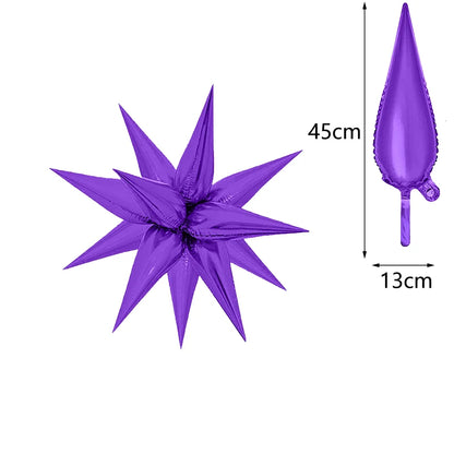 Ballon pour anniversaire | Étoile 26 pouces | lot de 2