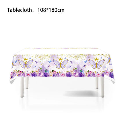 Decoration table pour anniversaire | Papillon 81 pièces