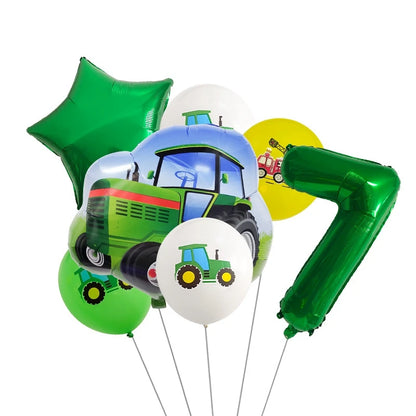 Ballon deco anniversaire | Tracteur | 7 pièces