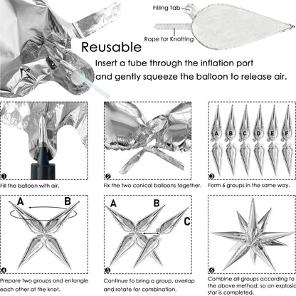 ballonanniversaire26poucesargentinstruction