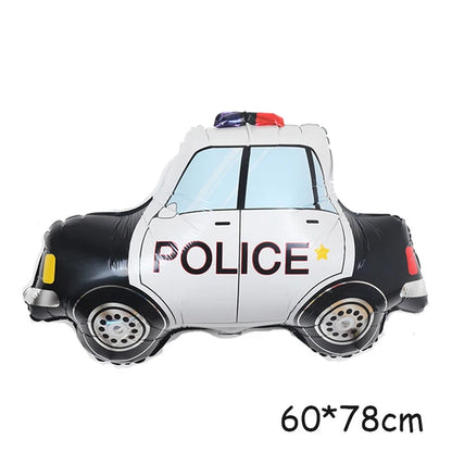 ballon anniversaire auto police dimension