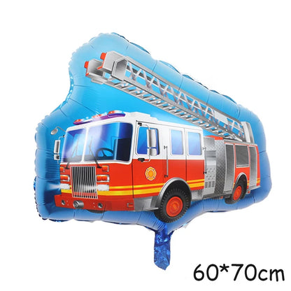 ballon anniversaire camion pompier dimension grand format