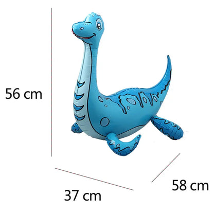 ballon anniversaire dinosaure bleu