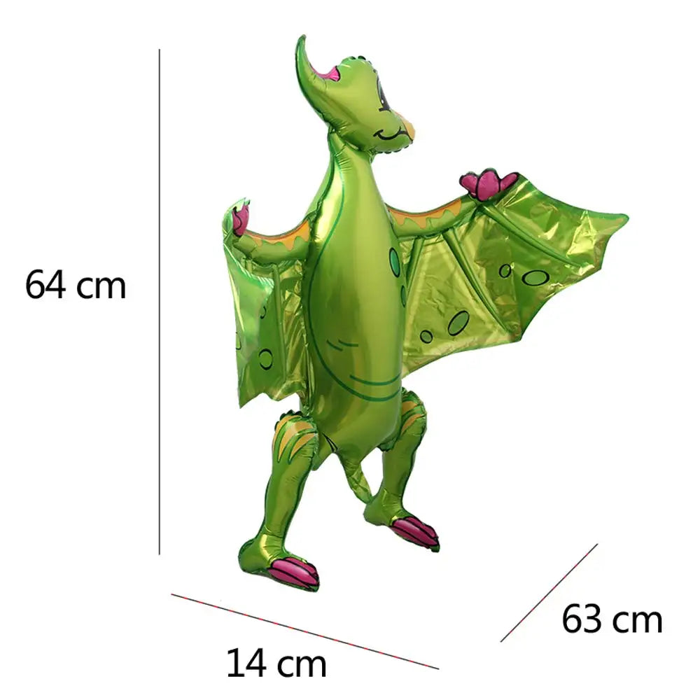 ballon anniversaire dinosaure vert