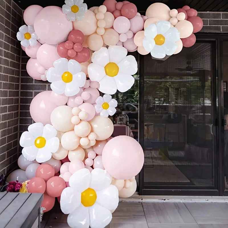 ballon anniversaire fleur arche