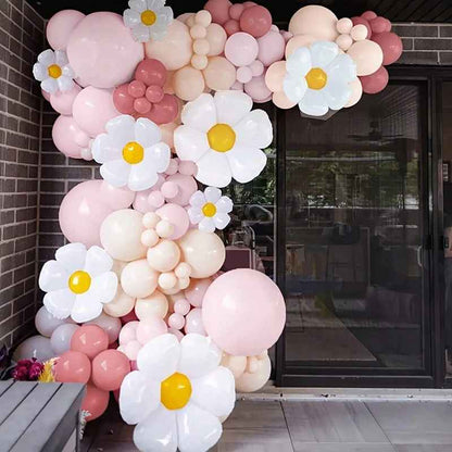 ballon anniversaire fleur arche