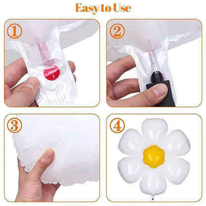 ballon anniversaire fleur instruction gonflage