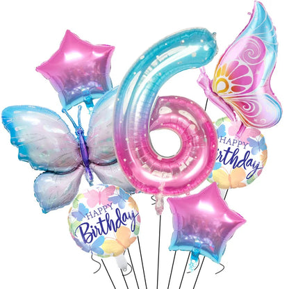 ballonanniversairepapillonmulticolorechiffre6