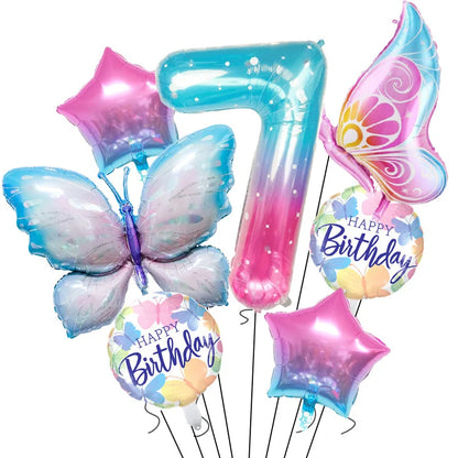 ballonanniversairepapillonmulticolorechiffre7