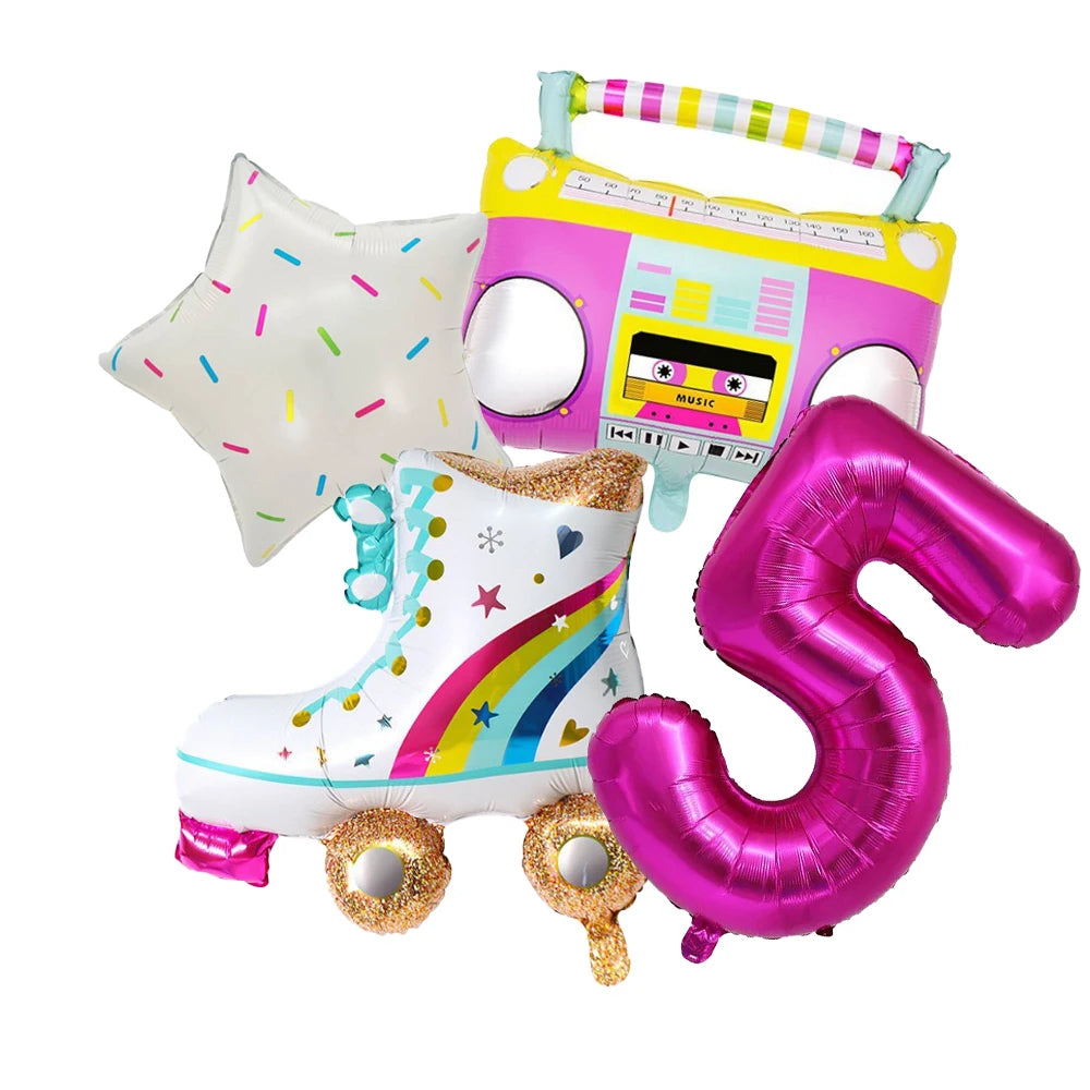 ballonanniversairepatinrouletteetoile-confettiradiochiffre5