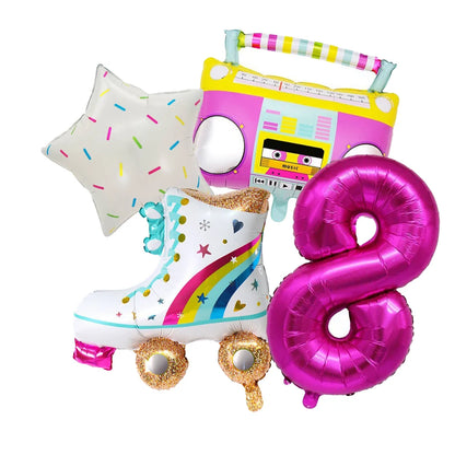 ballonanniversairepatinrouletteetoile-confettiradiochiffre8