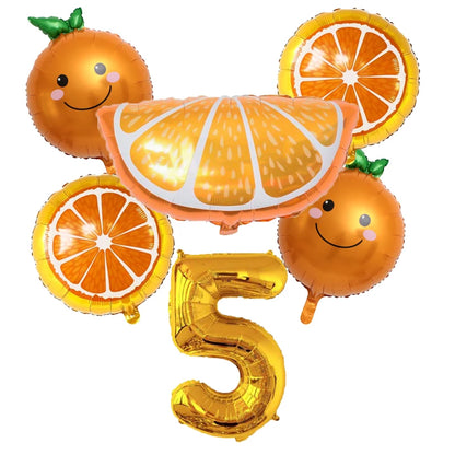 ballonanniversairethemeorangenumero5