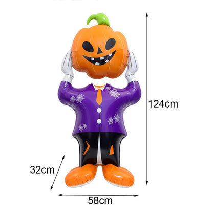 ballon halloween citrouille geante dimension
