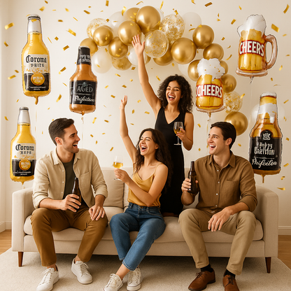 ballons anniversaire biere party adultes biere