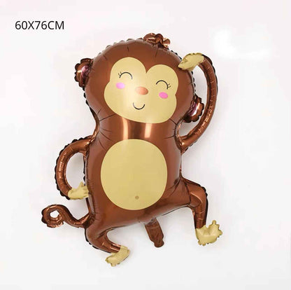 ballons anniversaire jungle singe