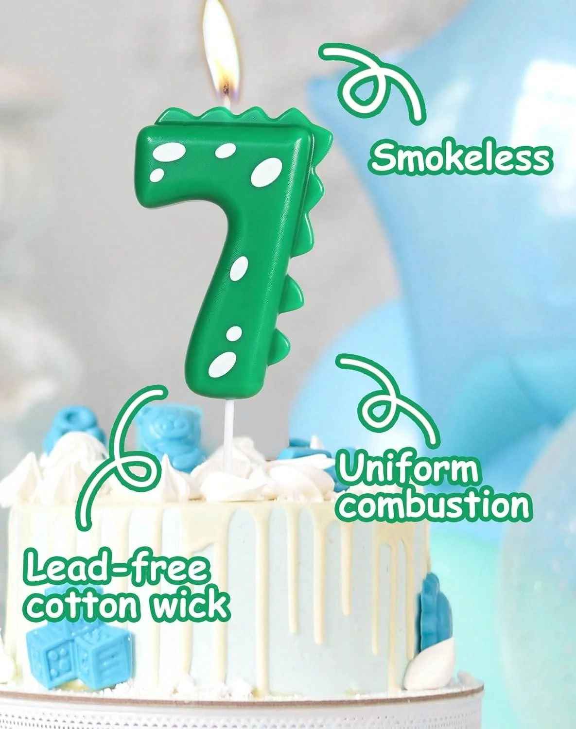 bougie anniversaire dinosaure description